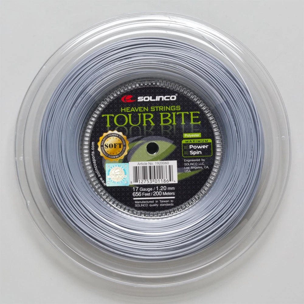 Solinco Tour Bite Soft 17 1.20 660' Reel 1 Solinco Tour Bite Soft 17 1.20 660' Reel