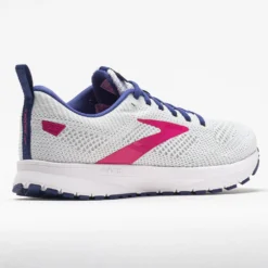 Brooks Revel 5 Women's White/Navy/Pink -On Running || BROOKS || Hoka Sales Store 047265 6