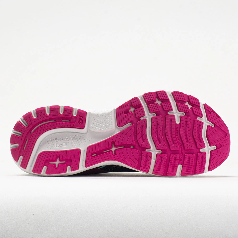 Brooks Ghost 14 Women's Black/Pink/Yucca 4 Brooks Ghost 14 Women's Black/Pink/Yucca - Image 4