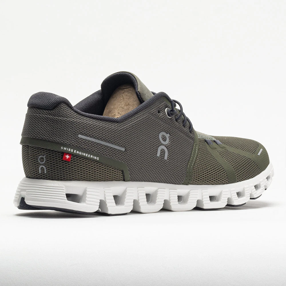 On Running On Cloud 5 Men's Olive/White 6 On Running On Cloud 5 Men's Olive/White - Image 6