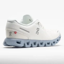 On Running On Cloud 5 Women's White/Chambray -On Running || BROOKS || Hoka Sales Store 048088 6
