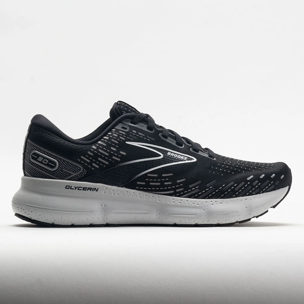 Brooks Glycerin 20 Men's Black/White/Alloy 1 Brooks Glycerin 20 Men's Black/White/Alloy