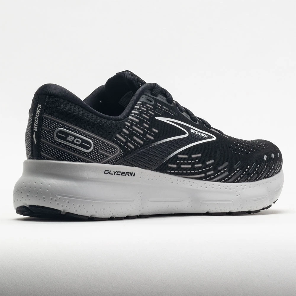 Brooks Glycerin 20 Men's Black/White/Alloy 6 Brooks Glycerin 20 Men's Black/White/Alloy - Image 6