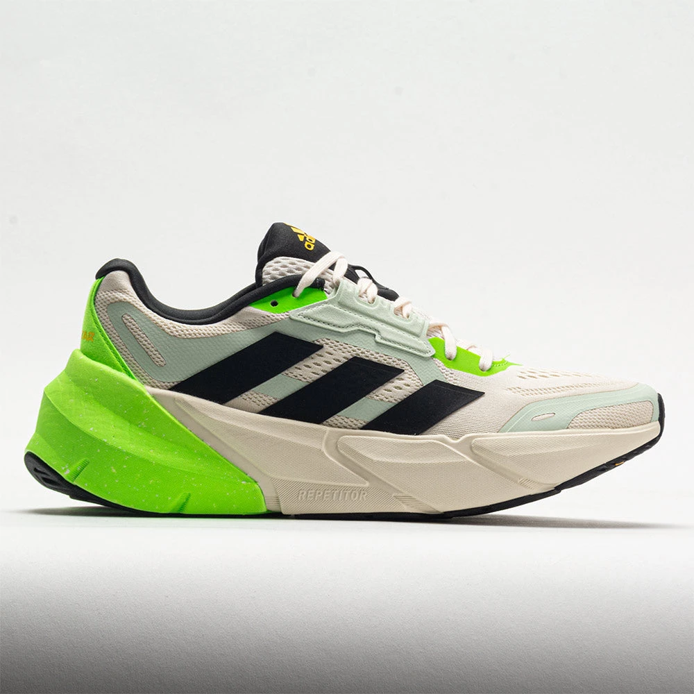 Adidas AdiSTAR Men's Chalk White/Black/Solar Green 1 Adidas AdiSTAR Men's Chalk White/Black/Solar Green