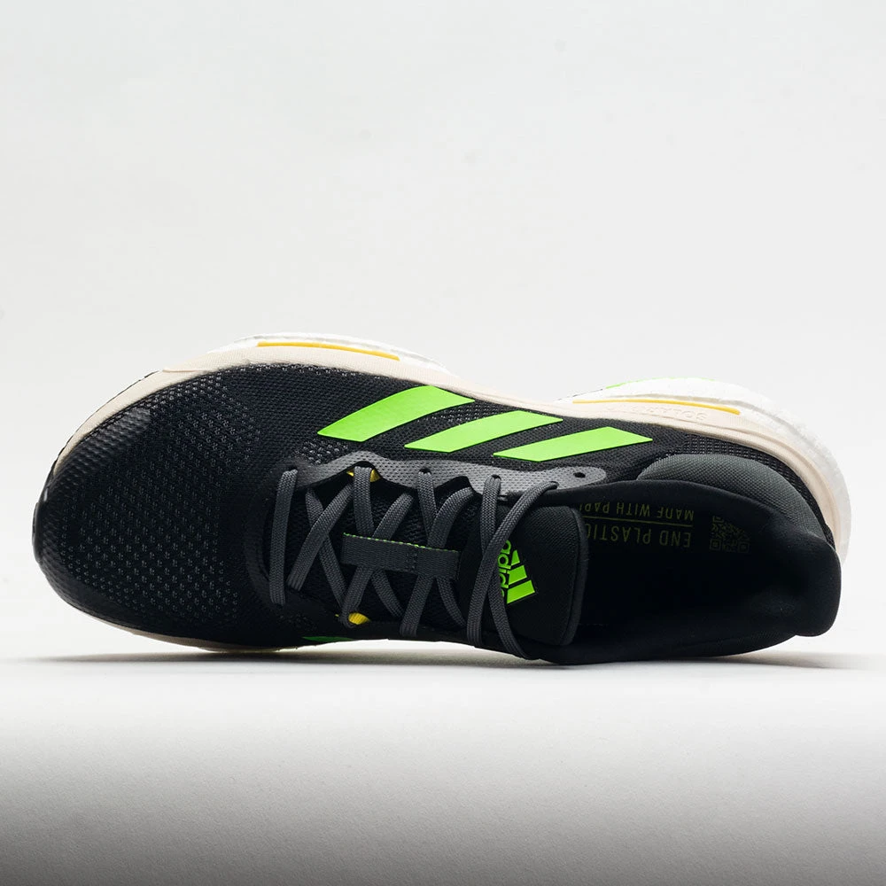 Adidas Solar Glide 5 Men's Black/Solar Green/Beam Yellow 3 Adidas Solar Glide 5 Men's Black/Solar Green/Beam Yellow - Image 3