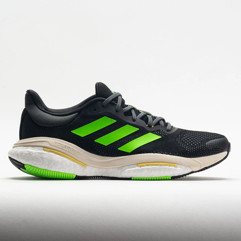 Adidas Solar Glide 5 Men's Black/Solar Green/Beam Yellow 1 Adidas Solar Glide 5 Men's Black/Solar Green/Beam Yellow