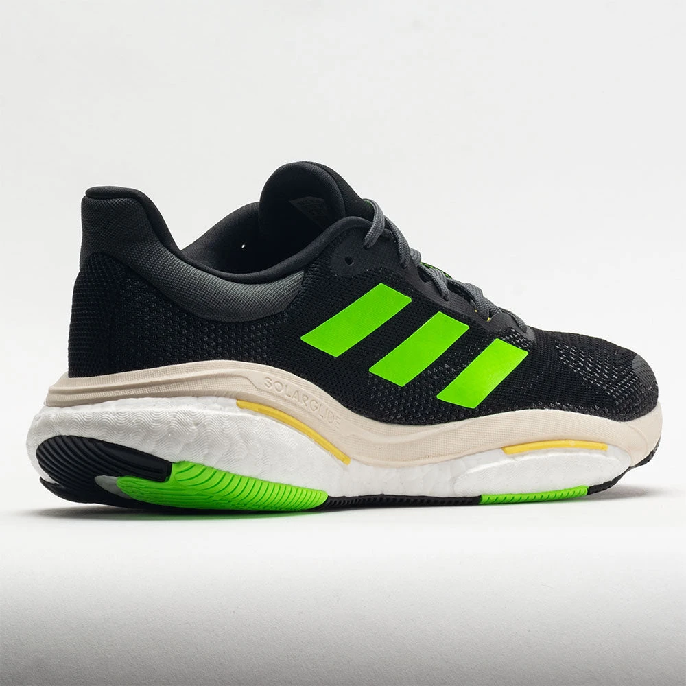 Adidas Solar Glide 5 Men's Black/Solar Green/Beam Yellow 6 Adidas Solar Glide 5 Men's Black/Solar Green/Beam Yellow - Image 6