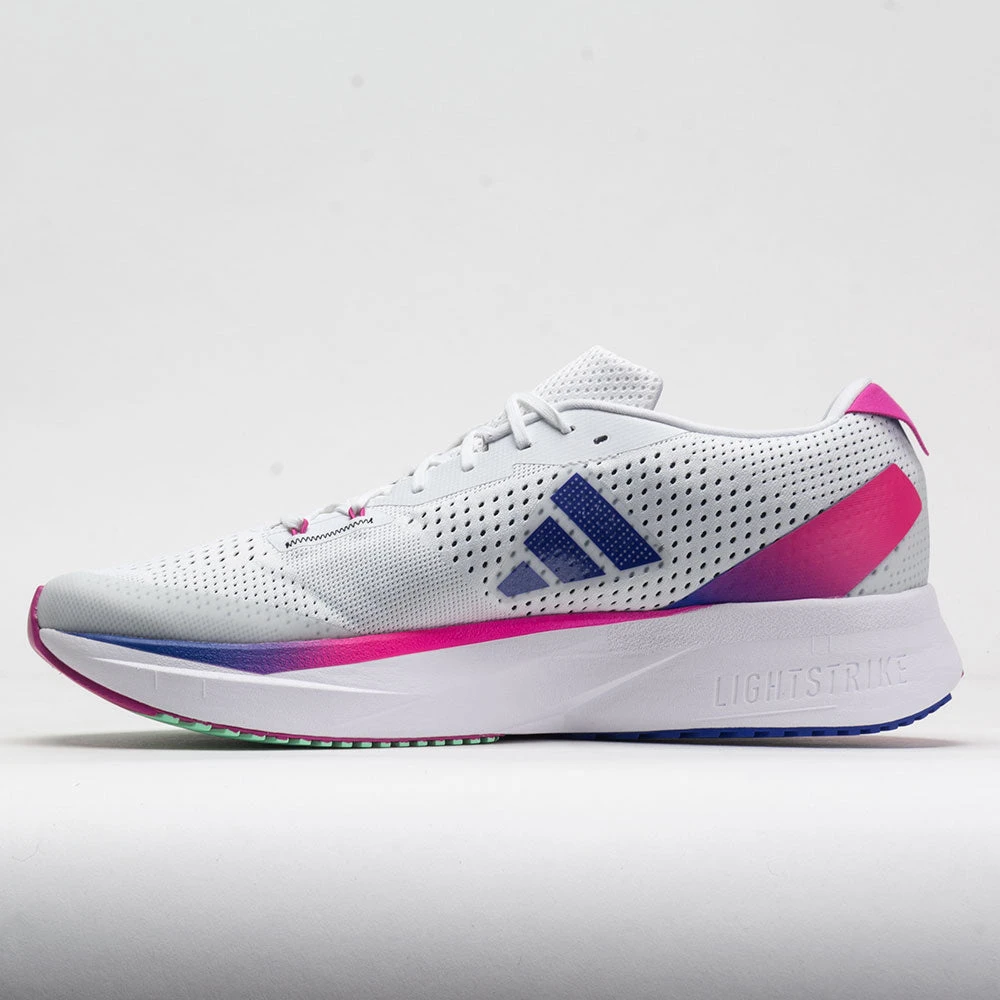 Adidas Adizero SL Men's White/Lucid Blue/Lucid Fuchsia 2 Adidas Adizero SL Men's White/Lucid Blue/Lucid Fuchsia - Image 2
