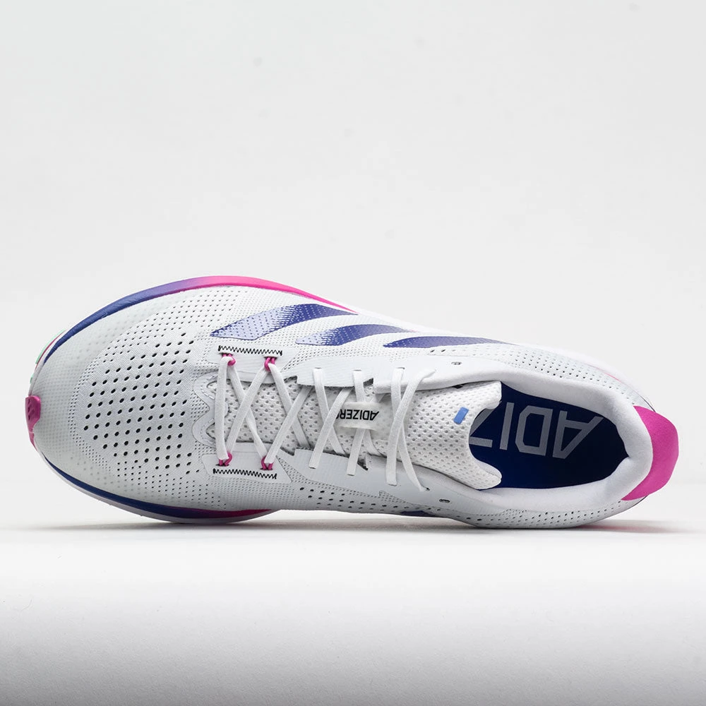 Adidas Adizero SL Men's White/Lucid Blue/Lucid Fuchsia 3 Adidas Adizero SL Men's White/Lucid Blue/Lucid Fuchsia - Image 3