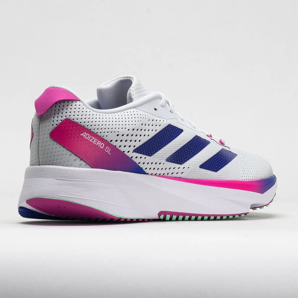 Adidas Adizero SL Men's White/Lucid Blue/Lucid Fuchsia 6 Adidas Adizero SL Men's White/Lucid Blue/Lucid Fuchsia - Image 6