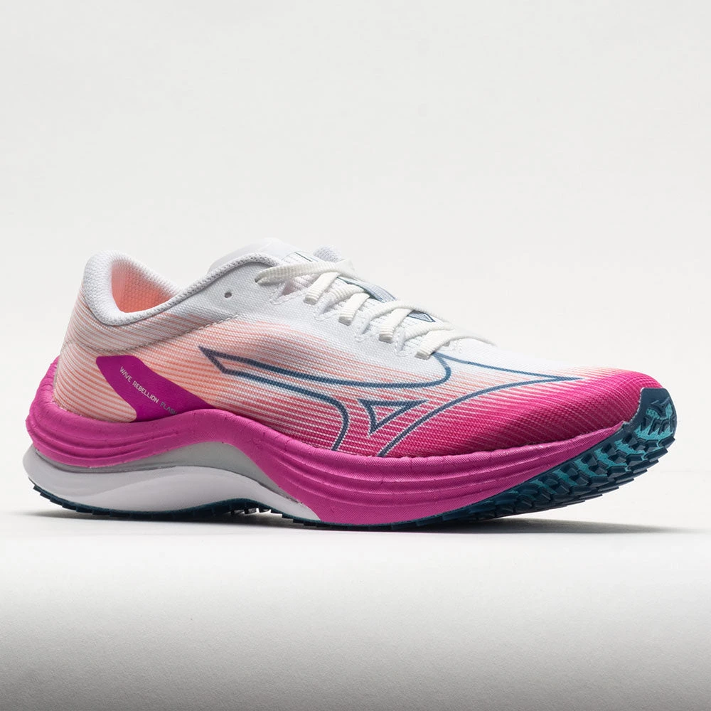 Mizuno Wave Rebellion Flash Women's White/Silver 5 Mizuno Wave Rebellion Flash Women's White/Silver - Image 5