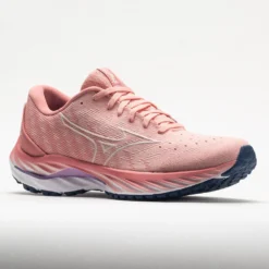 Mizuno Wave Inspire 19 Knit Women's Peach Bud/Vaporous Grey -On Running || BROOKS || Hoka Sales Store 049750 5