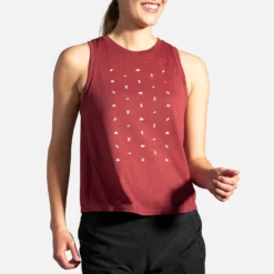 Brooks Distance Graphic Tank Women's (2020) -On Running || BROOKS || Hoka Sales Store 056801 619 1