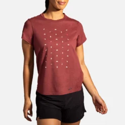 Brooks Distance Graphic Short Sleeve Women's (2020) 16 Brooks Distance Graphic Short Sleeve Women's (2020) -On Running || BROOKS || Hoka Sales Store 056802 619 1