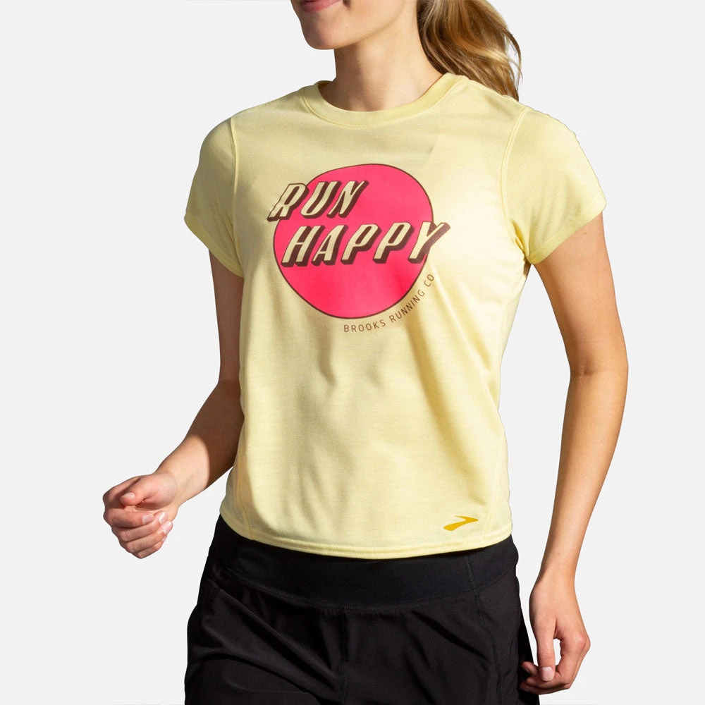 Brooks Distance Graphic Short Sleeve Women's (2020) 7 Brooks Distance Graphic Short Sleeve Women's (2020) - Image 7