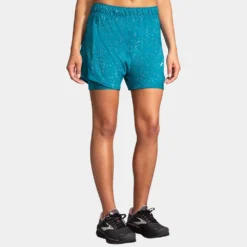 Brooks Chaser 5" 2-in-1 Shorts Women's -On Running || BROOKS || Hoka Sales Store 056804 486 1