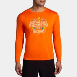 Brooks Distance Graphic Long Sleeve Men's -On Running || BROOKS || Hoka Sales Store 056816 833 1