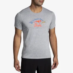 Brooks Distance Graphic Short Sleeve Men's 31 Brooks Distance Graphic Short Sleeve Men's -On Running || BROOKS || Hoka Sales Store 056934 058 1