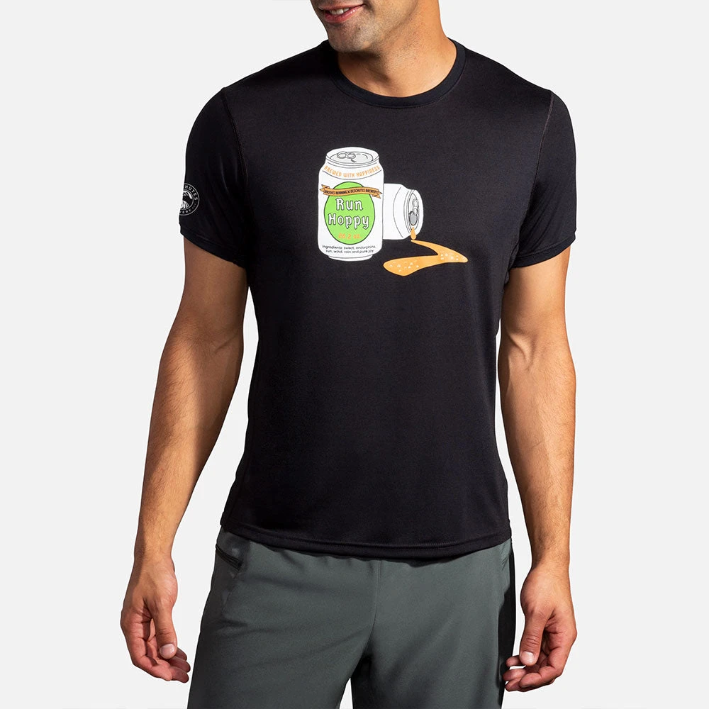 Brooks Distance Graphic Short Sleeve Men's 14 Brooks Distance Graphic Short Sleeve Men's - Image 14