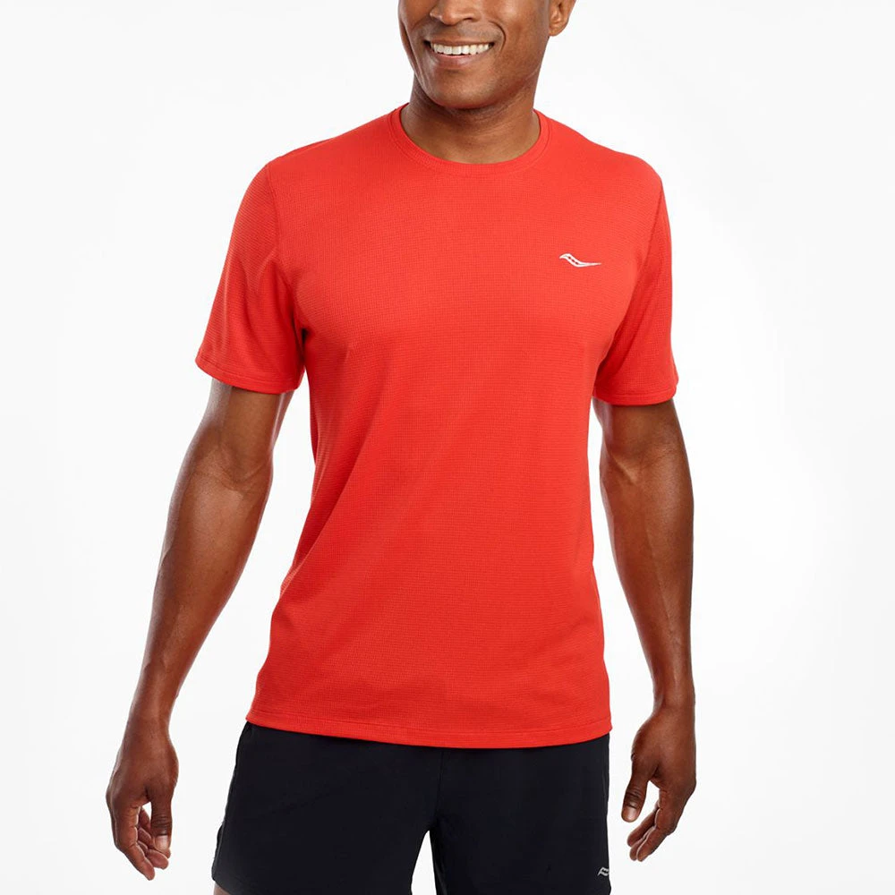 Saucony Stopwatch Short Sleeve Men's 5 Saucony Stopwatch Short Sleeve Men's - Image 5