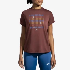 Brooks Distance Graphic Short Sleeve Spring 2022 Women's -On Running || BROOKS || Hoka Sales Store 057202 234 1