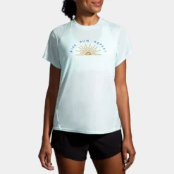 Brooks Distance Graphic Short Sleeve Spring 2022 Women's -On Running || BROOKS || Hoka Sales Store 057202 430 1