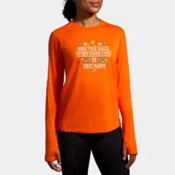 Brooks Distance Graphic Long Sleeve Women's -On Running || BROOKS || Hoka Sales Store 057244 833 1