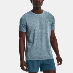 Under Armour Seamless Stride Short Sleeve Men's -On Running || BROOKS || Hoka Sales Store 057263 414 1