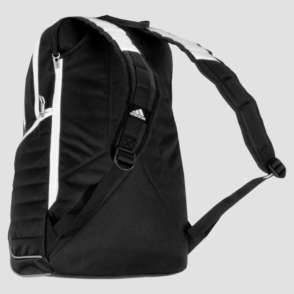 Adidas Tour Tennis Backpack Black/White/Silver 2 Adidas Tour Tennis Backpack Black/White/Silver - Image 2