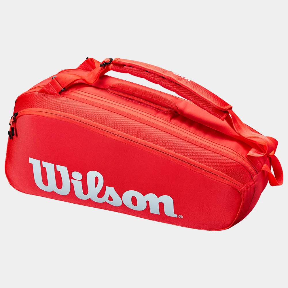 Wilson Super Tour 6 Pack Red 2 Wilson Super Tour 6 Pack Red - Image 2