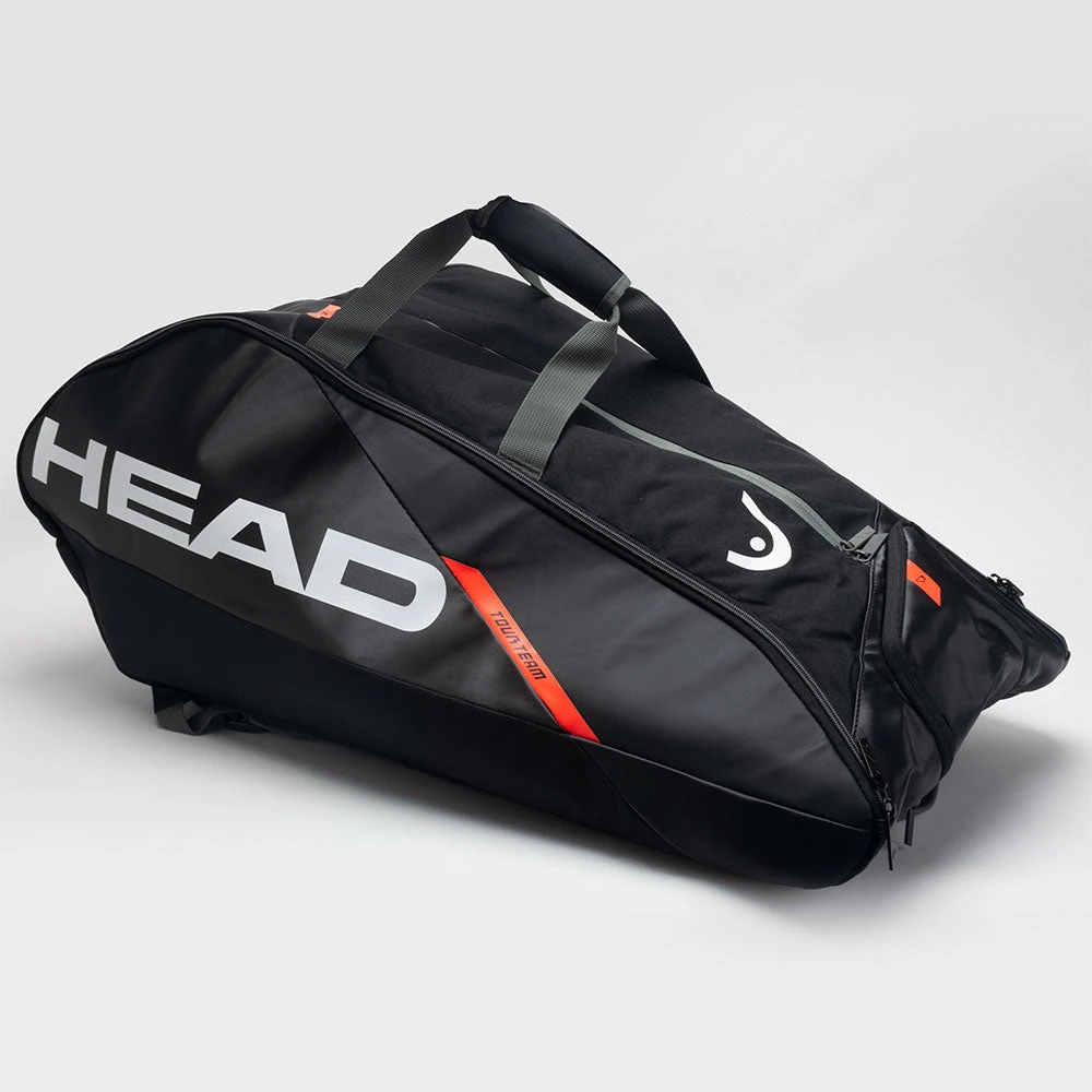 HEAD Tour Team 12 Racquet Monstercombi Black/Orange 2 HEAD Tour Team 12 Racquet Monstercombi Black/Orange - Image 2