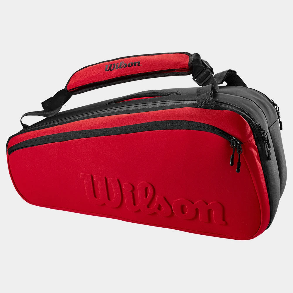 Wilson Super Tour 9 Pack Clash V2 Black/Red 1 Wilson Super Tour 9 Pack Clash V2 Black/Red