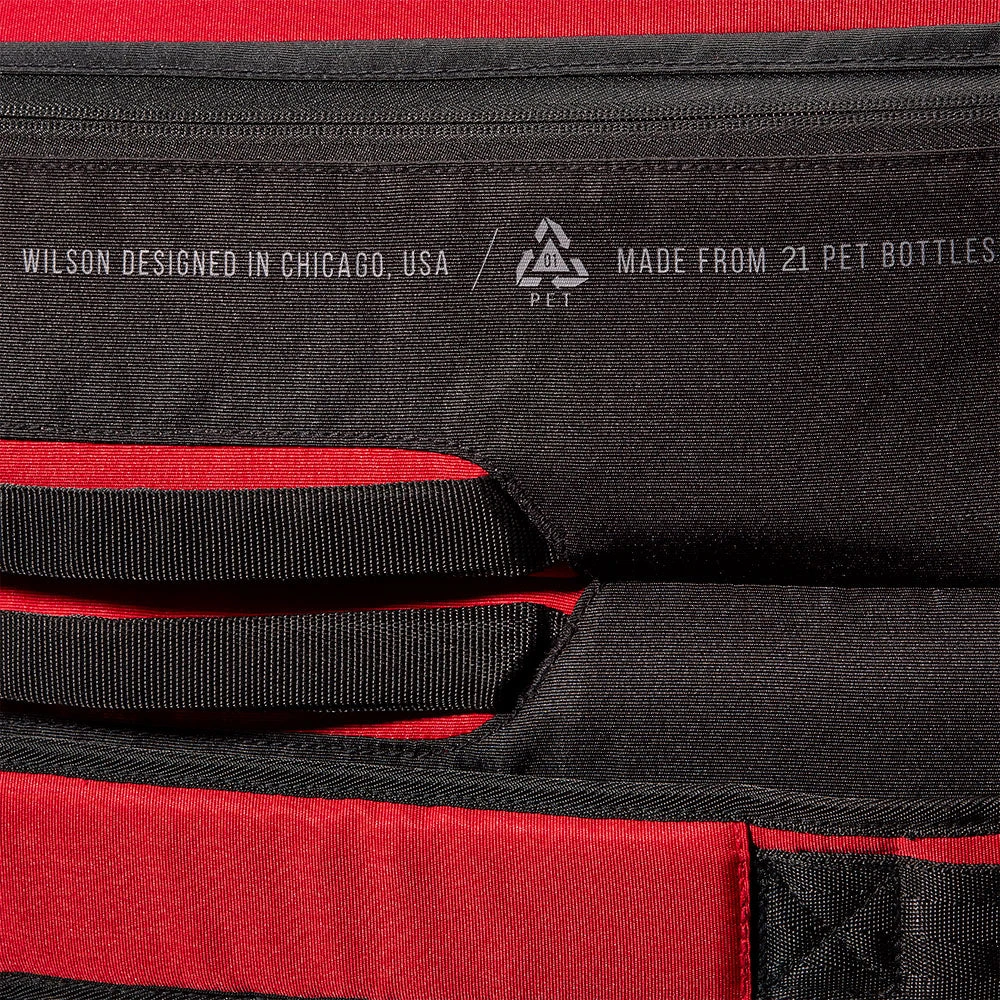 Wilson Super Tour 9 Pack Clash V2 Black/Red 4 Wilson Super Tour 9 Pack Clash V2 Black/Red - Image 4