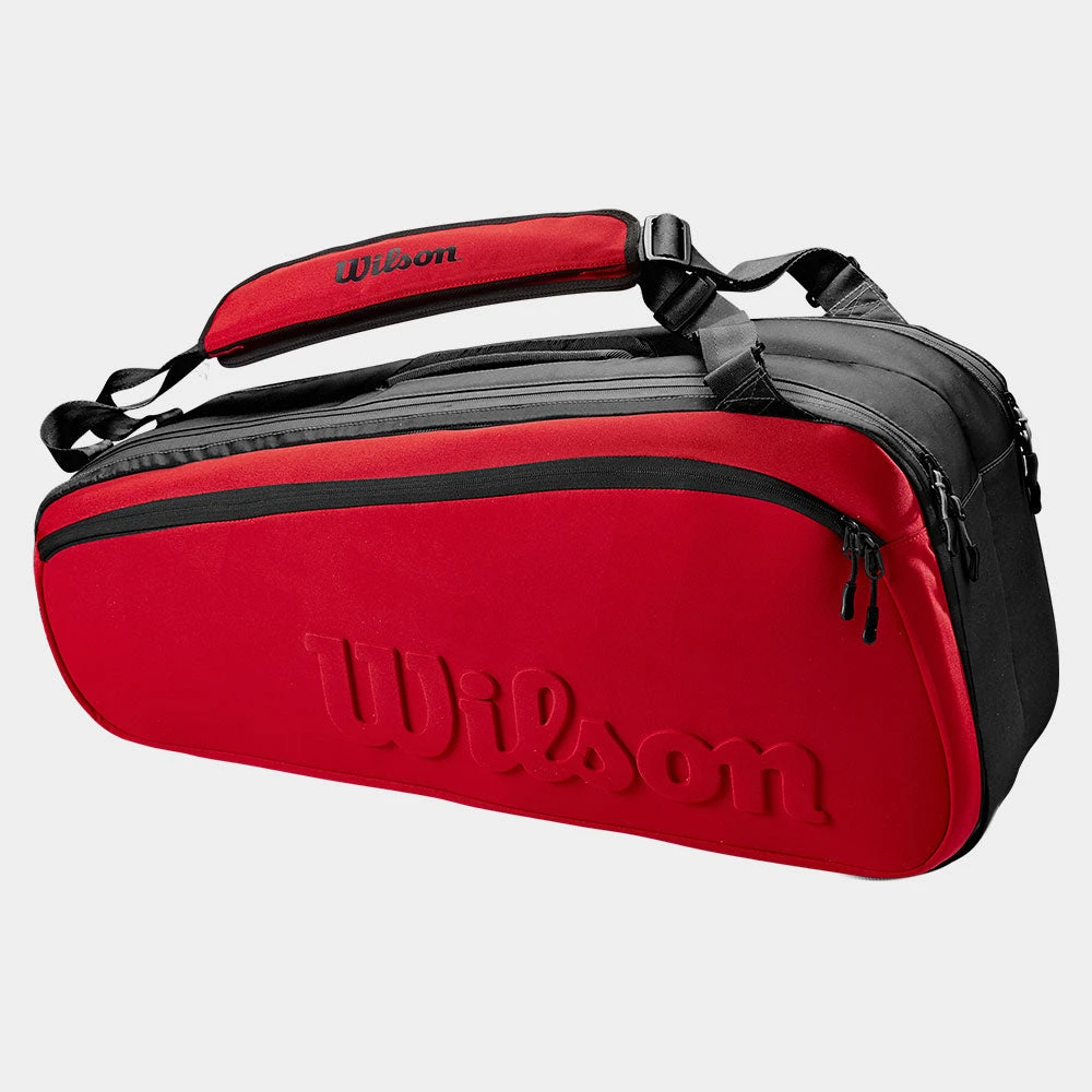 Wilson Super Tour 6 Pack Clash V2 Black/Red 1 Wilson Super Tour 6 Pack Clash V2 Black/Red
