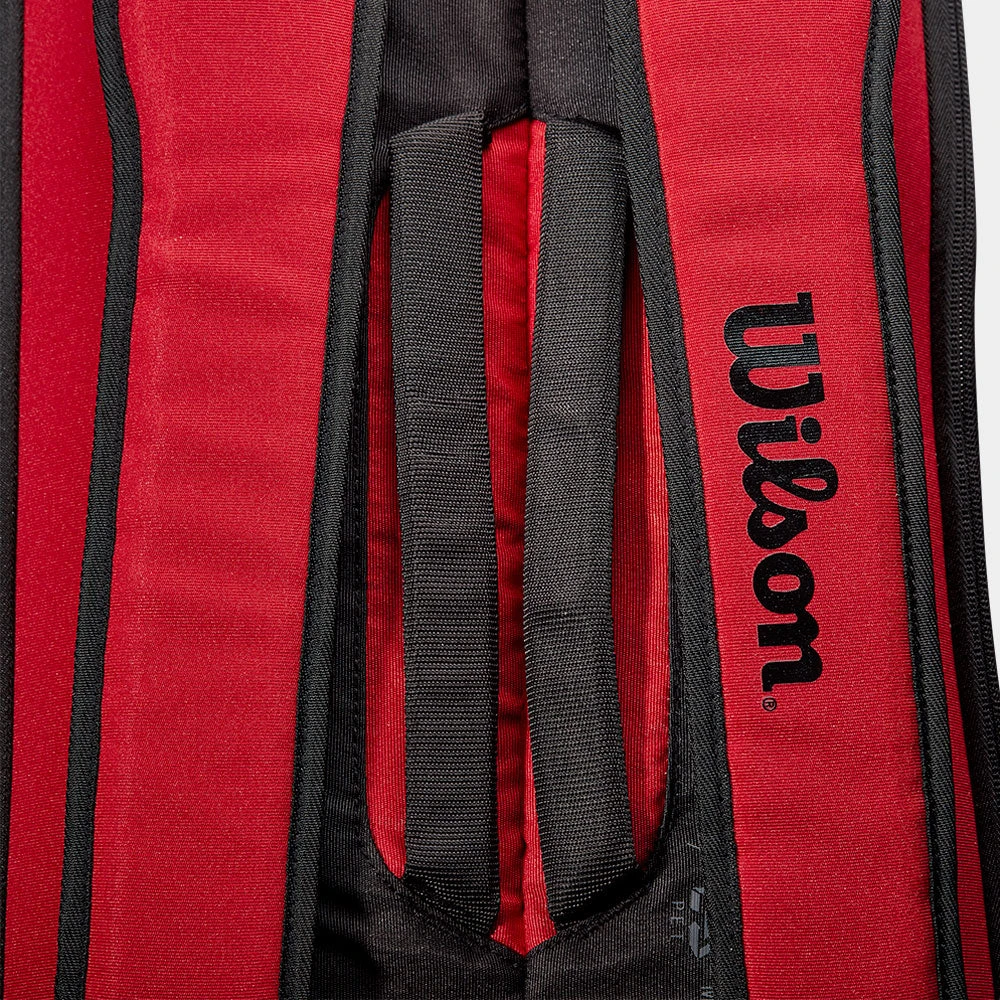 Wilson Super Tour 6 Pack Clash V2 Black/Red 4 Wilson Super Tour 6 Pack Clash V2 Black/Red - Image 4