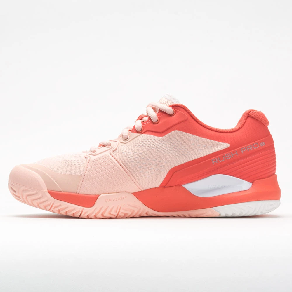 Wilson Rush Pro 3.5 Women's Tropical Peach/Hot Coral/White 2 Wilson Rush Pro 3.5 Women's Tropical Peach/Hot Coral/White - Image 2