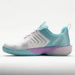 K-Swiss Ultrashot 3 Women's Brilliant White/Angel Blue/Sheer Lilac -On Running || BROOKS || Hoka Sales Store 116899 1
