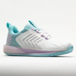 K-Swiss Ultrashot 3 Women's Brilliant White/Angel Blue/Sheer Lilac -On Running || BROOKS || Hoka Sales Store 116899 5