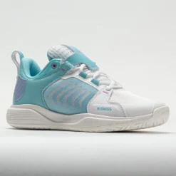 K-Swiss Ultrashot Team Women's Brilliant White/Angel Blue/Sheer Lilac -On Running || BROOKS || Hoka Sales Store 116903 5