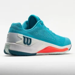 Wilson Rush Pro 4.0 Women's Scuba Blue/White/Fiery Coral -On Running || BROOKS || Hoka Sales Store 116940 6