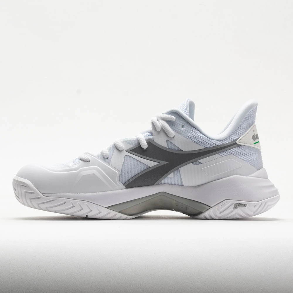 Diadora B.Icon 2 AG Women's White/Silver 2 Diadora B.Icon 2 AG Women's White/Silver - Image 2