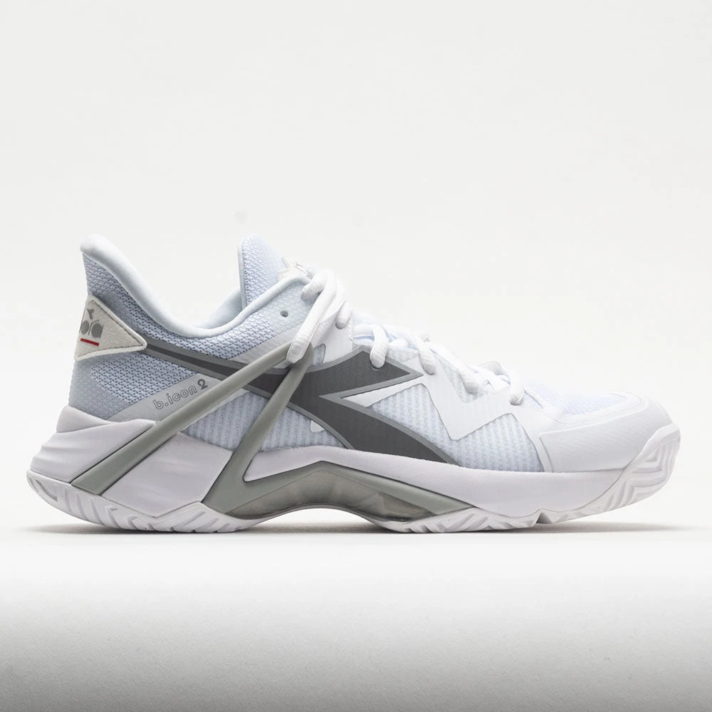 Diadora B.Icon 2 AG Women's White/Silver 1 Diadora B.Icon 2 AG Women's White/Silver