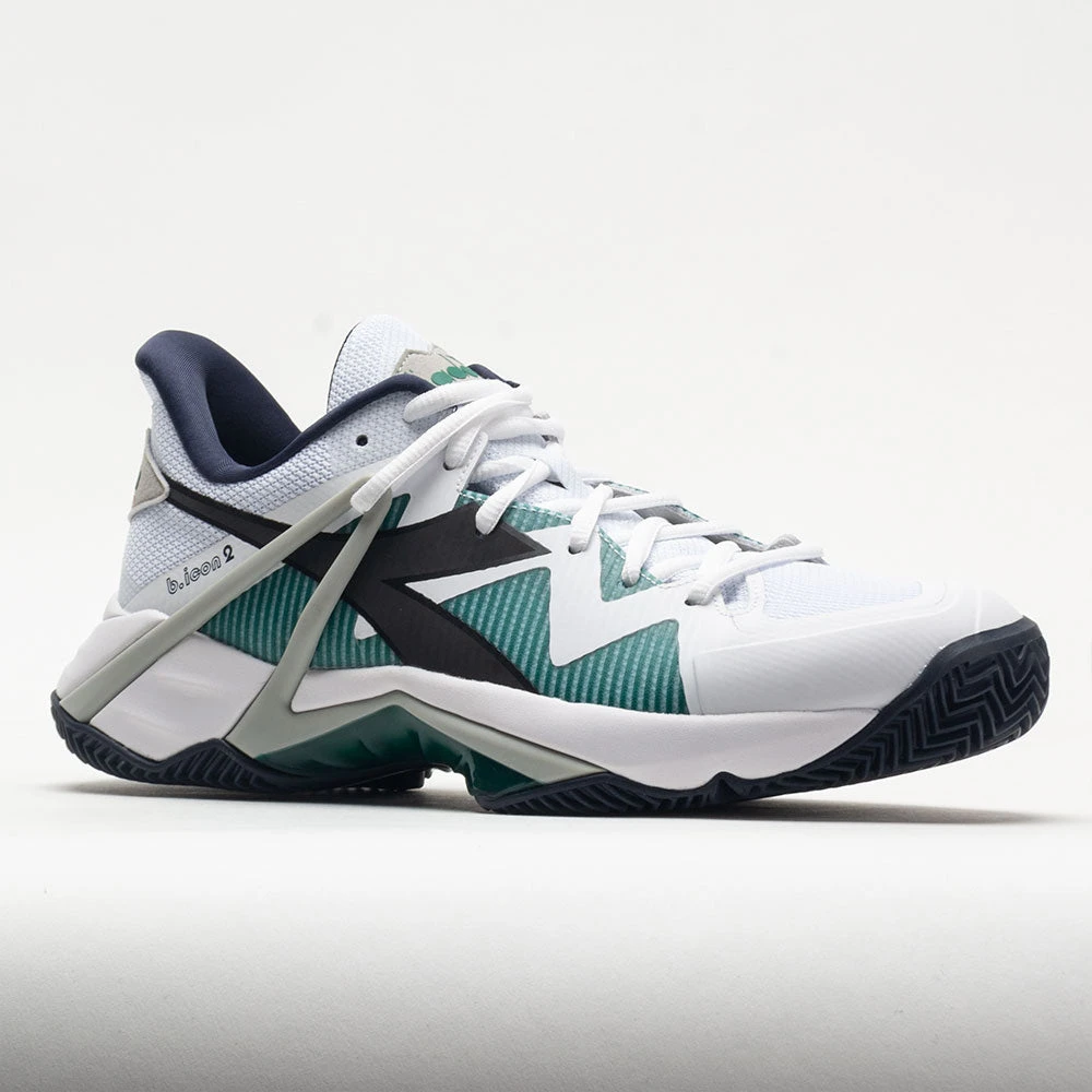 Diadora B.Icon 2 Clay Men's White/Black/Blue Corsair 5 Diadora B.Icon 2 Clay Men's White/Black/Blue Corsair - Image 5