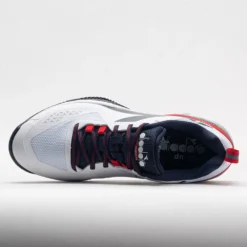 Diadora Blushield Torneo 2 Clay Men's White/Corsair/Fiery Red -On Running || BROOKS || Hoka Sales Store 117026 2