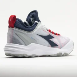 Diadora Speed Blushield Fly 4+ Clay Men's White/Blue Corsair/Fiery Red -On Running || BROOKS || Hoka Sales Store 117032 6