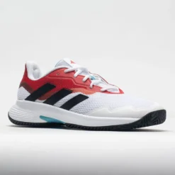 Adidas CourtJam Control Men's White/Black/Better Scarlet -On Running || BROOKS || Hoka Sales Store 117074 5