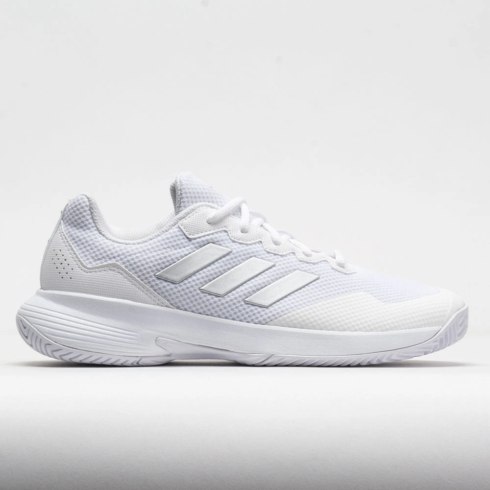 Adidas GameCourt Women's White/Silver Metallic/White 1 Adidas GameCourt Women's White/Silver Metallic/White