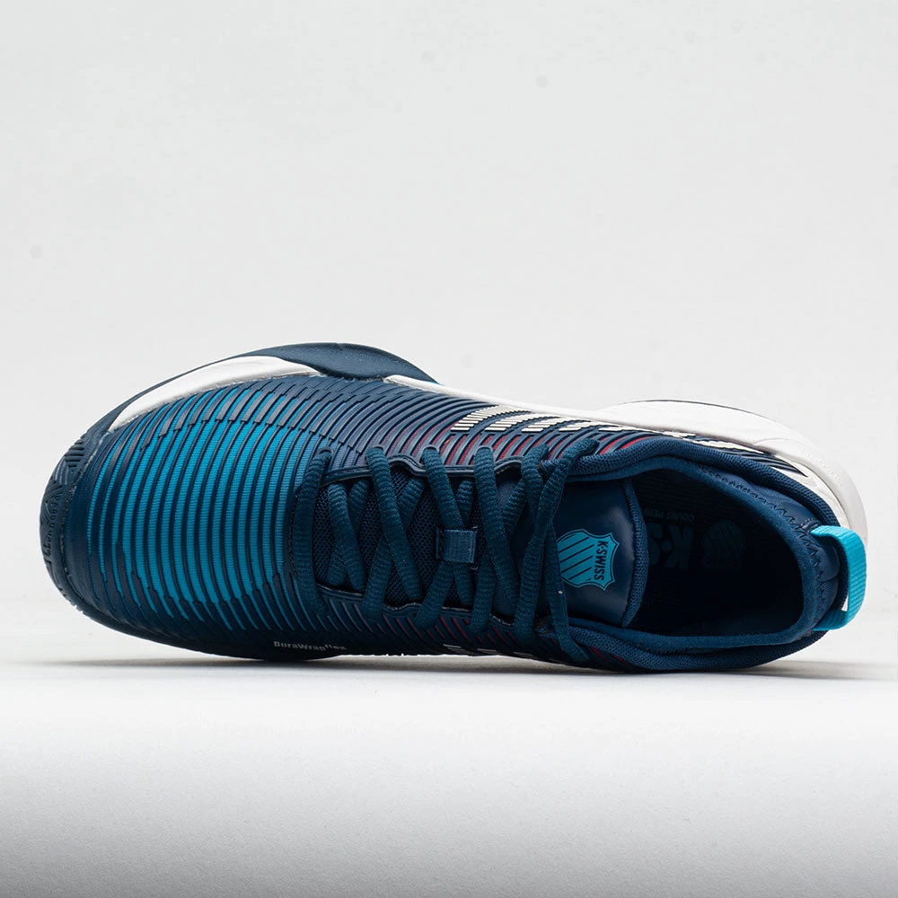 K-Swiss Hypercourt Supreme Men's Blue Opal/Blanc De Blanc/Lollipop 3 K-Swiss Hypercourt Supreme Men's Blue Opal/Blanc De Blanc/Lollipop - Image 3