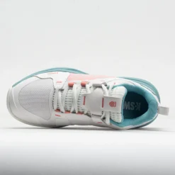 K-Swiss Ultrashot Team Women's Blanc De Blanc/Nile Blue/Desert Flower -On Running || BROOKS || Hoka Sales Store 117136 2