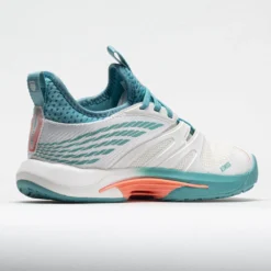 K-Swiss Speedtrac Women's Blanc De Blanc/Nile BLue/Desert Flower -On Running || BROOKS || Hoka Sales Store 117149 6